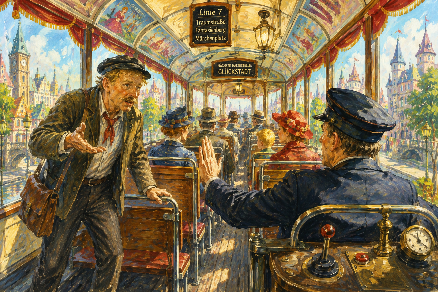 Straßenbahn-Fahrer