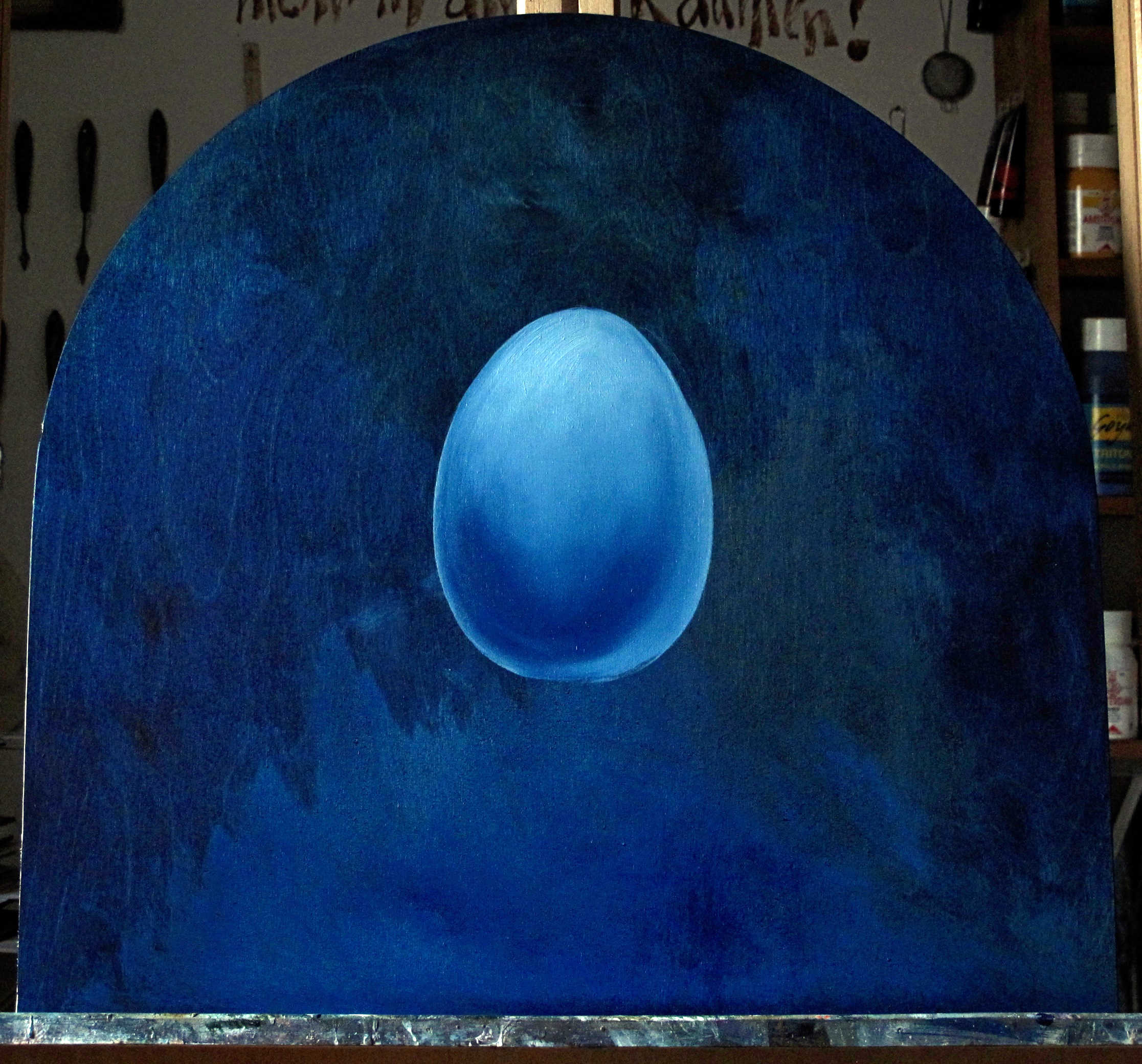 Blaues Ei